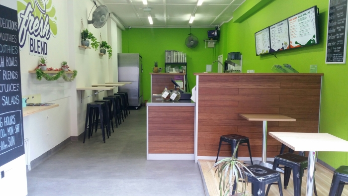 Fresh Blend superfood smoothies salads and acai bowls franchise opportunity great profits North Shore beach location in Sydney.jpg